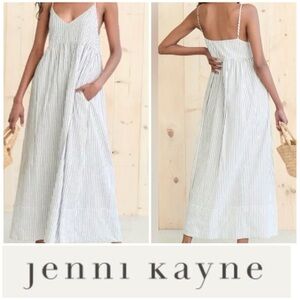 NWOT! Jenni Kayne Cove Striped Maxi Dress